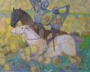 Поединок. 80х100см.х.м.  2007г.